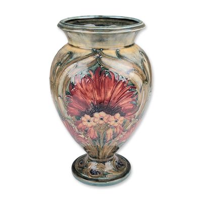 Sale Photo Thumbnail #347: William Moorcroft Revived Cornflower Ceramic Vase