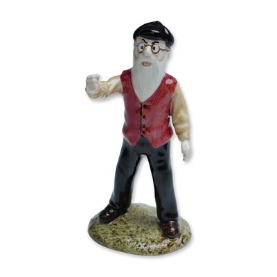 Sale Photo Thumbnail #18: Royal Doulton Prototype Colorway Figurine, Mr. McGregor Beatrix Potter