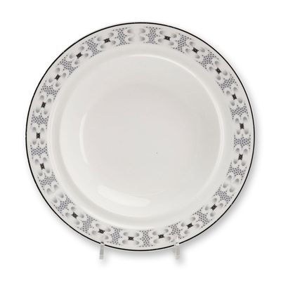 Sale Photo Thumbnail #294: Wedgwood Edward Bawden Orient Line Bone China Soup Plate