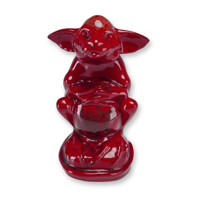 Sale Photo Thumbnail #28: Bernard Moore Flambe Figure, Gazeka
