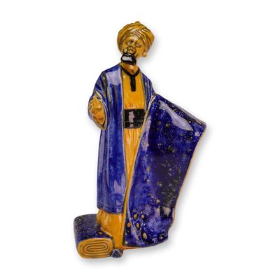 Sale Photo Thumbnail #111: Royal Doulton Prototype Porcelain Figurine The Carpet Seller