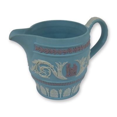 Sale Photo Thumbnail #391: Wedgwood Tri-Color Jasperware Etruscan Creamer