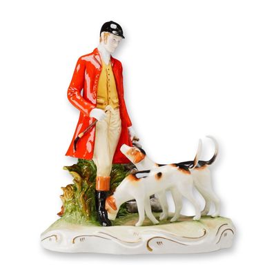 Sale Photo Thumbnail #135: Royal Stratford Porcelain Figurine, Fox Hunter