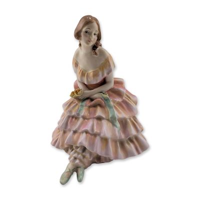 Sale Photo Thumbnail #77: Royal Doulton Porcelain Figurine, Gwendolen HN1503