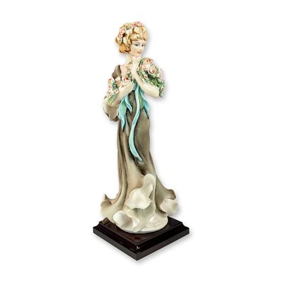 Sale Photo Thumbnail #88: Capodimonte Giuseppe Armani Figurine, Girl with Roses