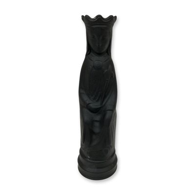 Sale Photo Thumbnail #396: Wedgwood Black Basalt Chess Piece, Queen