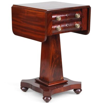 Empire Mahogany Drop Leaf Work Table