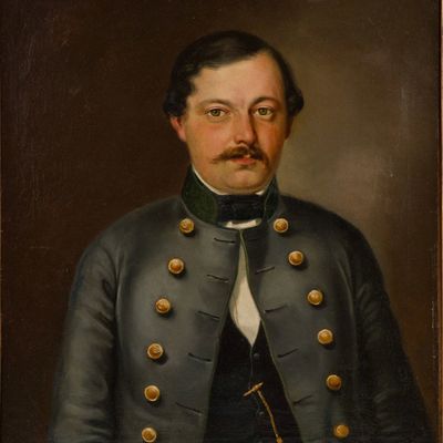Portrait of a Military Officer, Oil on Canvas