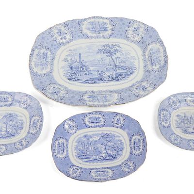 Four Ridgeways "Oriental" Pattern Platters