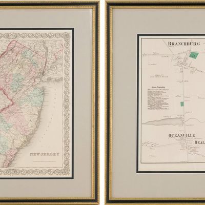 Two Maps of New Jersey, Prints