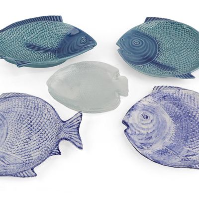 Eight Modern Fish-Form Platters