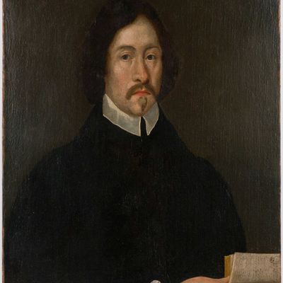 Portrait of Gentleman Scholar, Oil on Canvas
