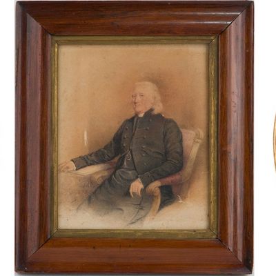 Portrait of a Gentleman, Oil on Tin