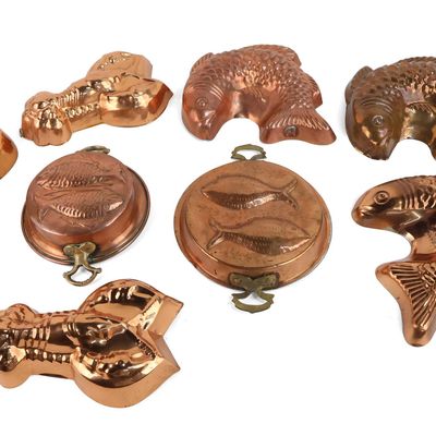 Eight Copper Molds