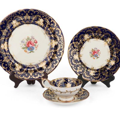 Partial Set of Aynsley "Royalty" Dinnerware