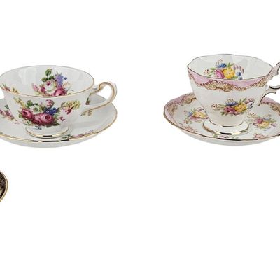 Twenty-Seven English Porcelain Teacups and Saucers