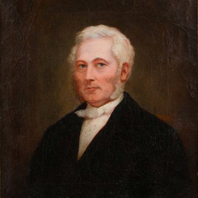 James Butler Brenan, 1825-1889, Portrait of a Gentleman, Oil on Canvas