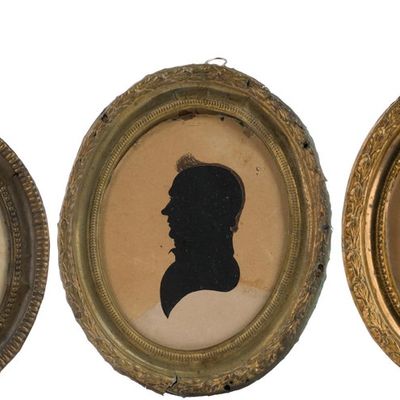 Five Oval Silhouettes