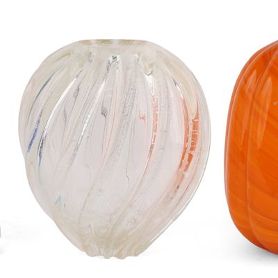 Art Glass Pumpkin