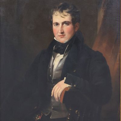 Portrait of Sir James Worsley Taylor, Oil on Canvas