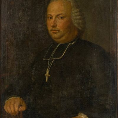 Portrait of a French Clergyman, Oil on Canvas