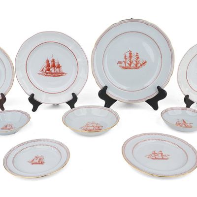 Set of Spode Trade Winds Dinnerware