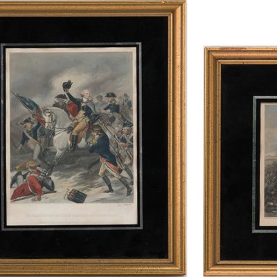 Two New Jersey Revolutionary War, Engravings