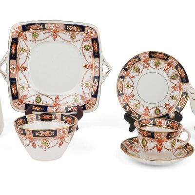 Partial Set of Carlisleware Imari Pattern Dinnerware