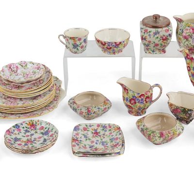 Group of Royal Winton Chintz Table Articles