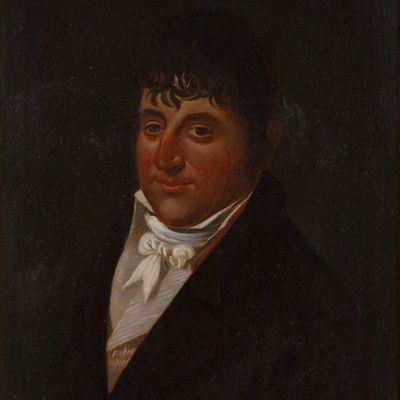 Portrait of Captain Thomas Clark, Oil on Canvas