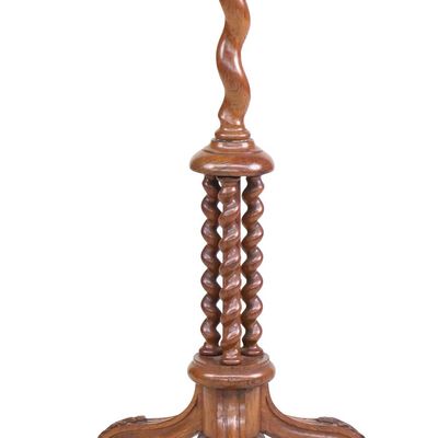 Gillows of Lancaster Carved Oak Plant Stand