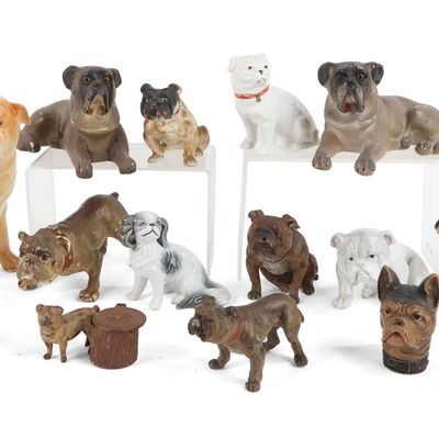 Group of Assorted Dog Figures