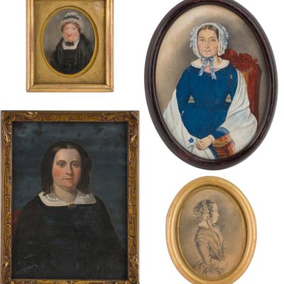 Four Portraits of Women, Mixed Medias
