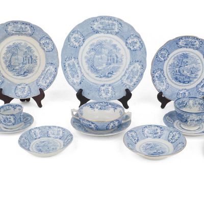 Group of Ridgeways "Oriental" Pattern Dinnerware
