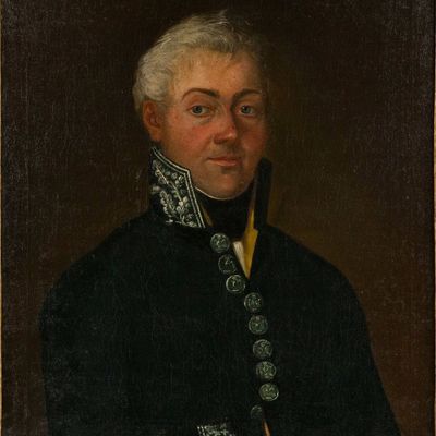 Portrait of a Military Officer, Oil on Canvas