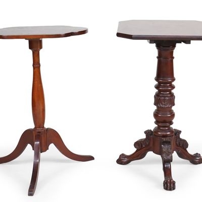 Victorian Carved Mahogany Tilt Top Table
