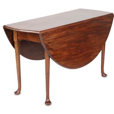 Sale Photo Thumbnail #299: Queen Anne Mahogany Drop Leaf Table