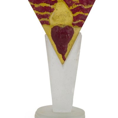 Sale Photo Thumbnail #207: Paula Mandel, Still Point, Kiln Cast Frosted Glass
