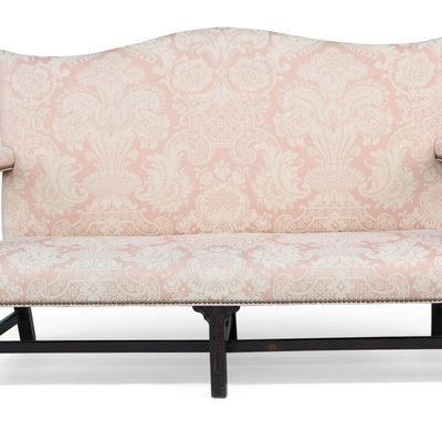 Sale Photo Thumbnail #298: George III Carved Mahogany Settee, English