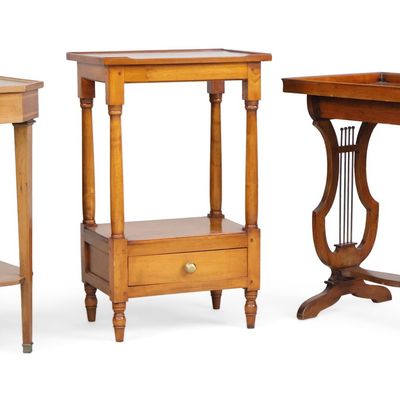 Sale Photo Thumbnail #287: Three Fruitwood Side Tables