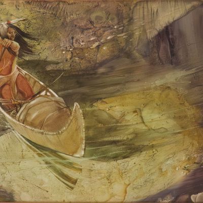 Sale Photo Thumbnail #154: Jason Williamson, 1926, Brother Fish, Watercolor on Paper