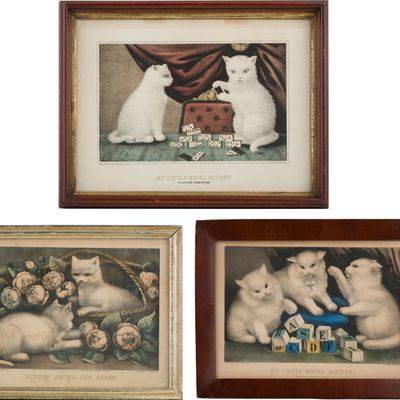 Sale Photo Thumbnail #134: Currier & Ives, Two Kitten, Prints
