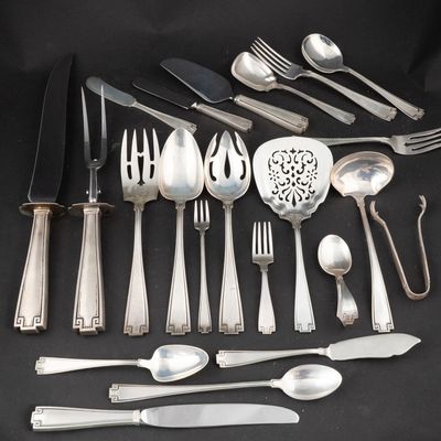 Sale Photo Thumbnail #22: Gorham Sterling Silver Etruscan Pattern Flatware