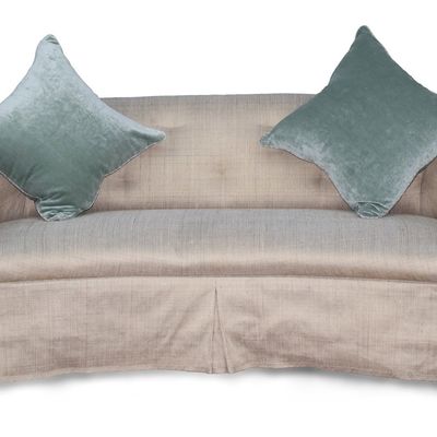Sale Photo Thumbnail #251: Contemporary Custom Bow Back Upholstered Sofa