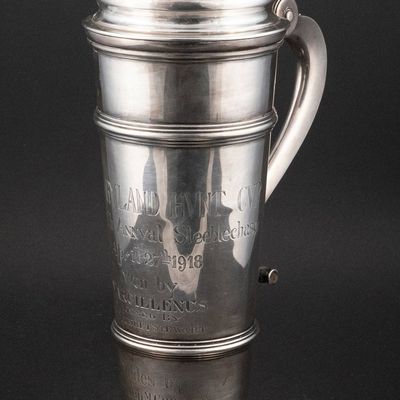 Sale Photo Thumbnail #11: Baltimore Sterling Silver 1913 Hunt Cup Trophy