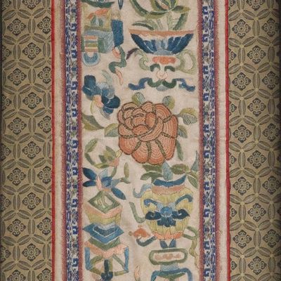 Sale Photo Thumbnail #402: Chinese Embroidered Mandarin Sleeve