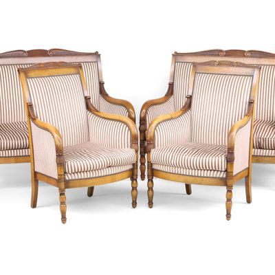 Sale Photo Thumbnail #286: Suite of Biedermeier Seating Furniture