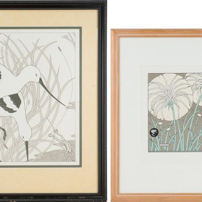Sale Photo Thumbnail #142: Sudi McCollum, Floral and Bird, Prints