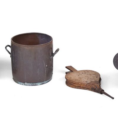 Sale Photo Thumbnail #373: Three Metal Vessels