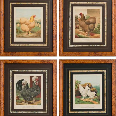 Sale Photo Thumbnail #80: J.W. Ludlow, Four Chicken, Prints